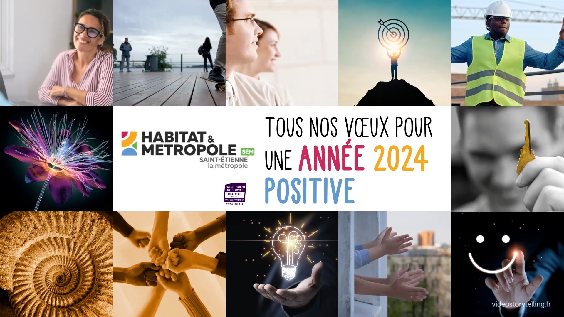 Habitat et Métropole Tous nos vœux pour une année 2024 positive